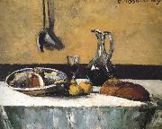 Camille Pissarro There is still life wine tank oil painting artist